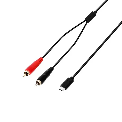 Adam Hall Y CC USB-C 0150 2 RCA a USB-C 1,5m