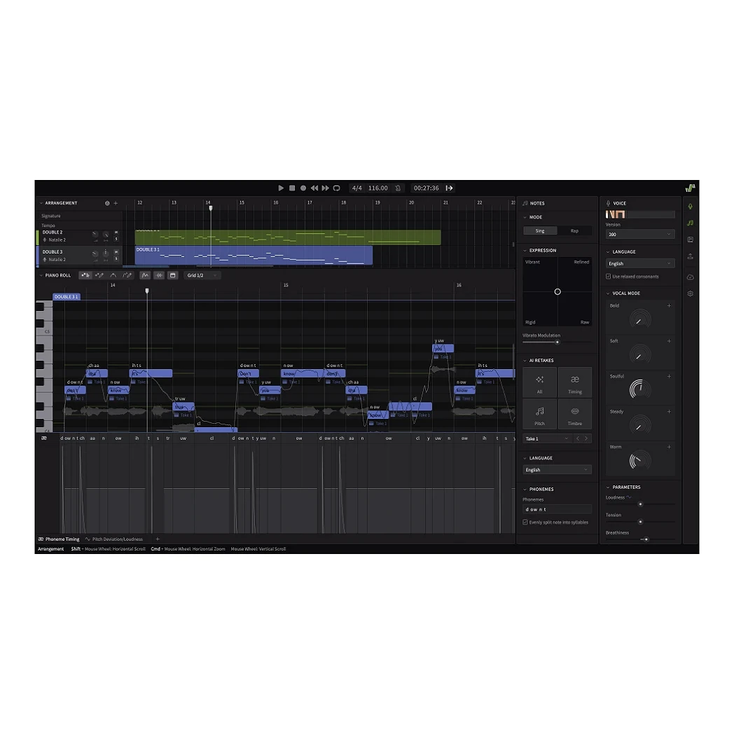 Dreamtonics Synthesizer V Pro Mand Bdl 3 Voices