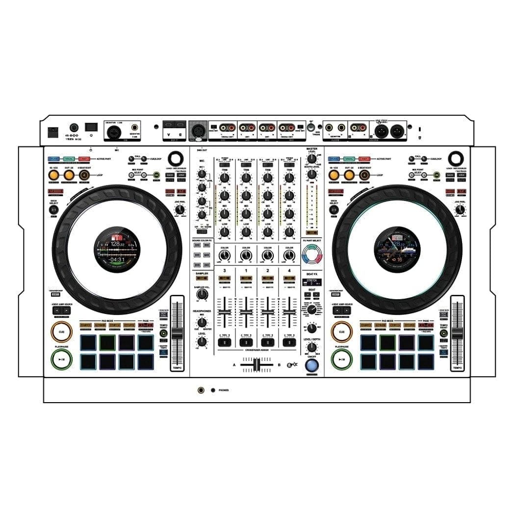 DJ Skins Pioneer DJ DDJ-FLX10 White Skin