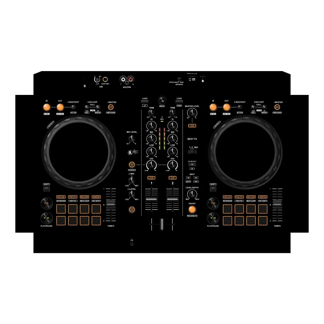 DJ Skins Pioneer DJ DDJ-FLX4 Black Skin