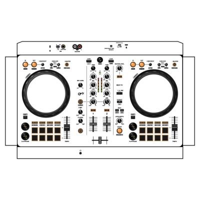 DJ Skins Pioneer DJ DDJ-FLX4 White Skin