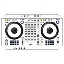 DJ Skins Pioneer DJ DDJ-FLX6 White Skin