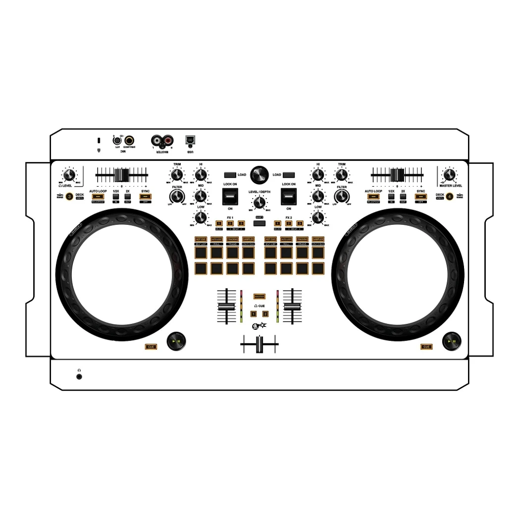 DJ Skins Pioneer DJ DDJ-REV1 White Skin