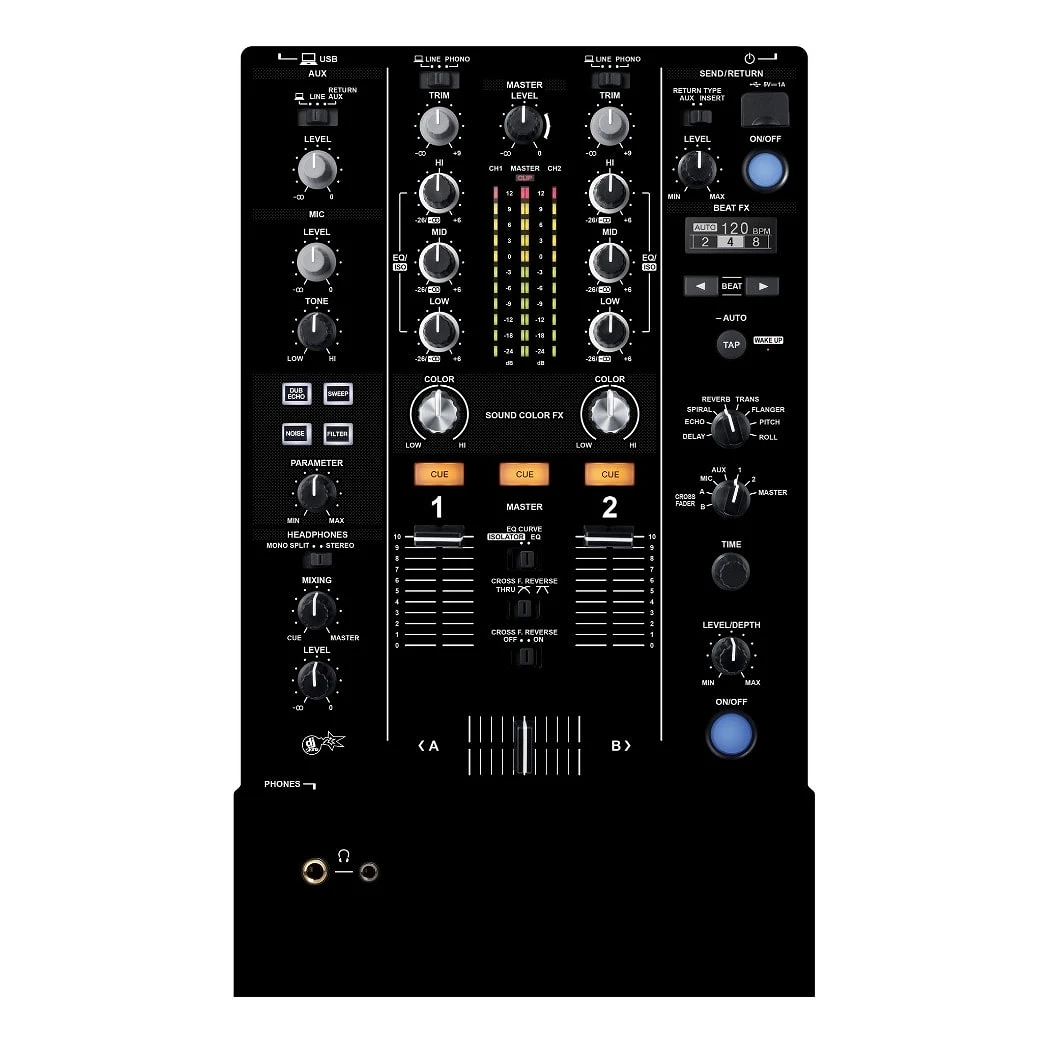 DJ Skins Pioneer DJ DJM-450 Black Skin