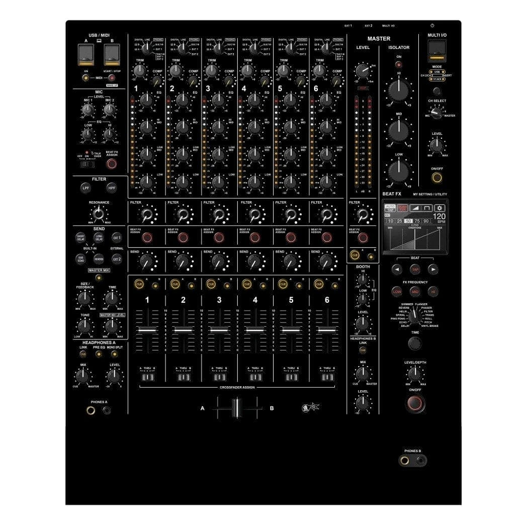 DJ Skins Pioneer DJ DJM-V10 Black Skin
