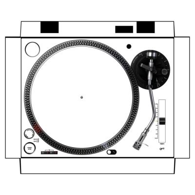DJ Skins Pioneer DJ PLX-500 White Skin