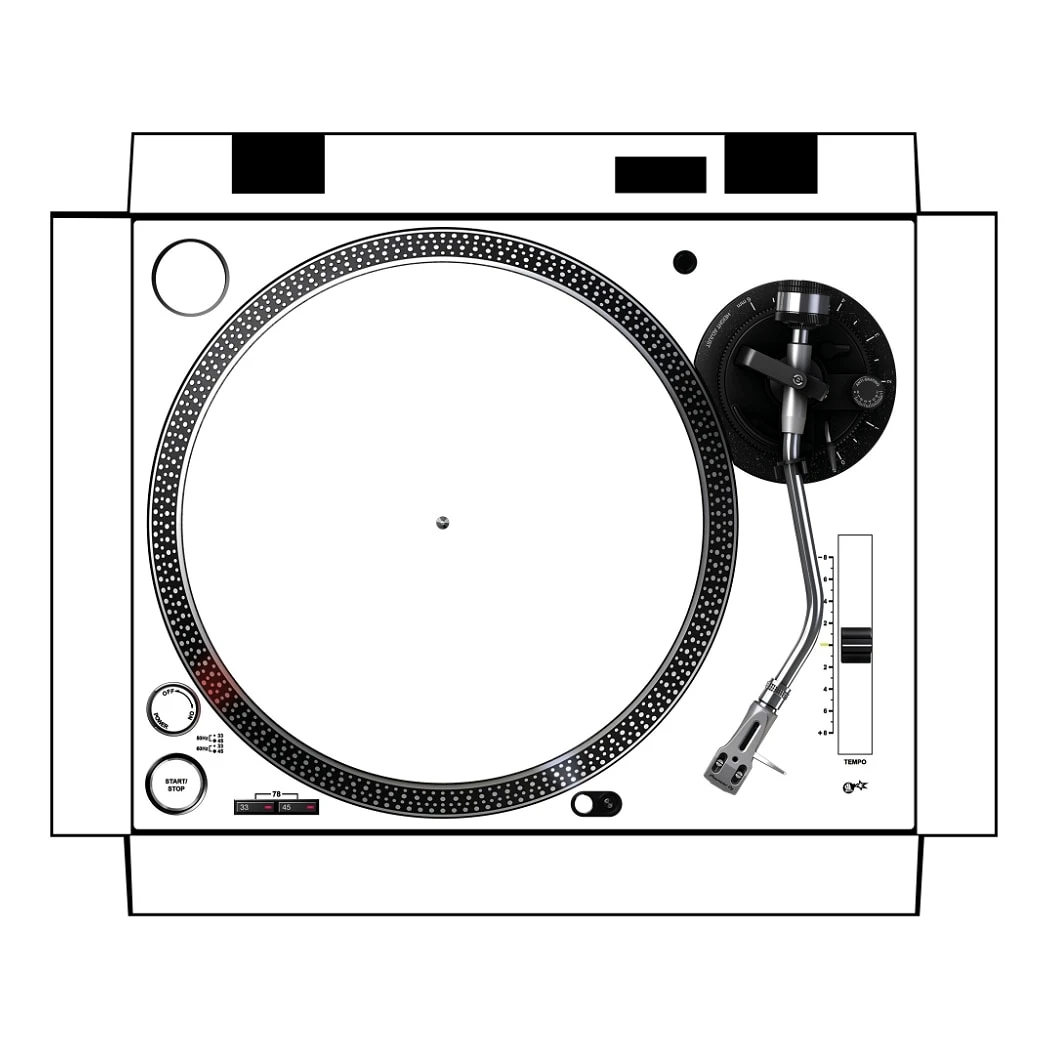 DJ Skins Pioneer DJ PLX-500 White Skin
