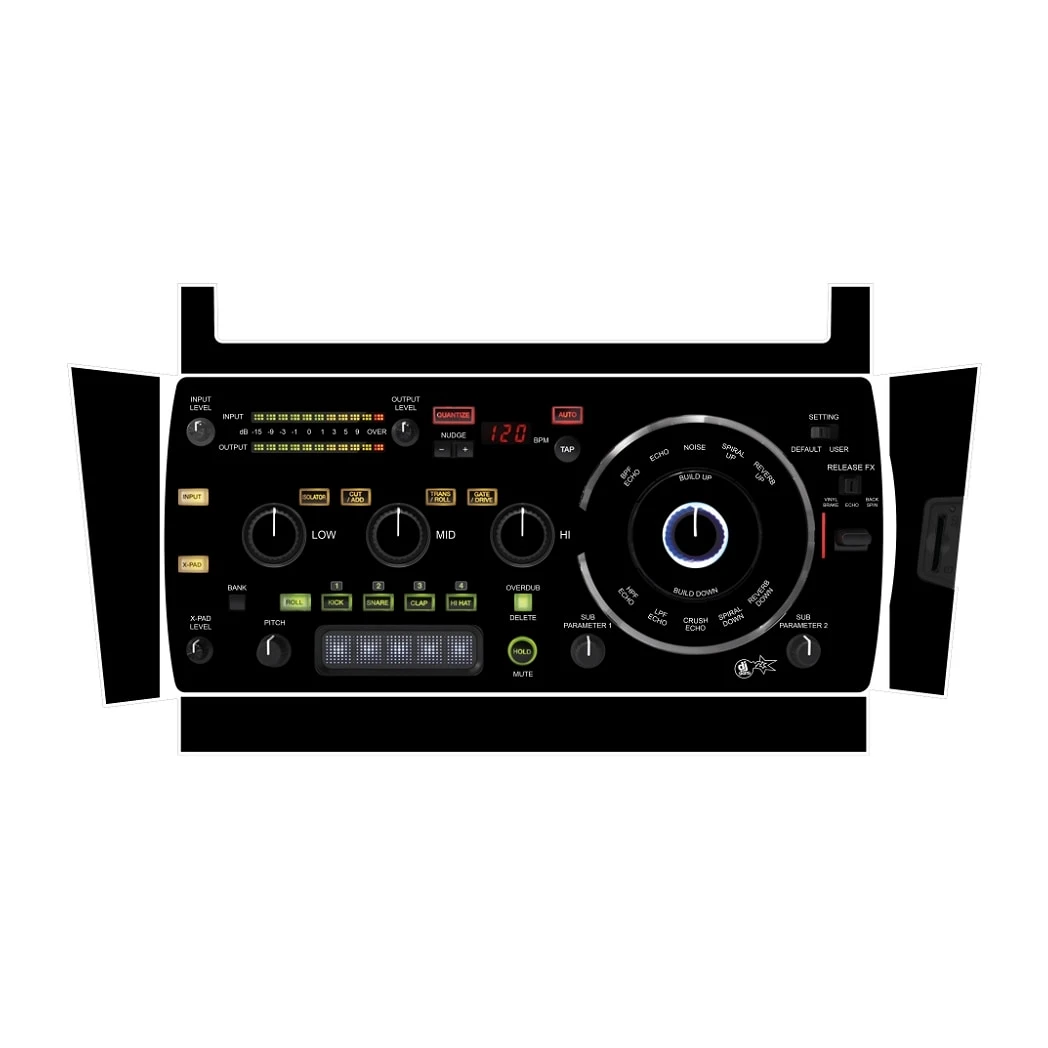 DJ Skins Pioneer DJ RMX-1000 Black Skin
