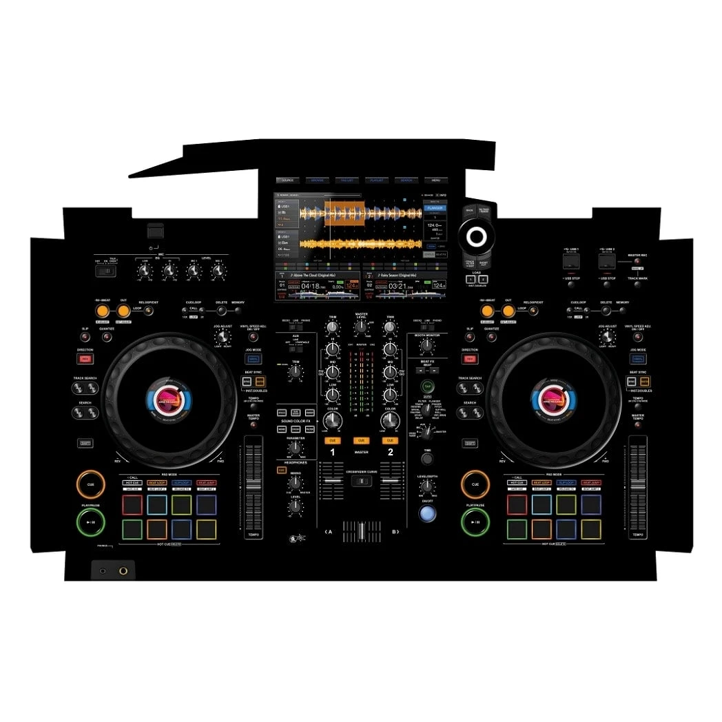 DJ Skins Pioneer DJ XDJ-RX3 Black Skin