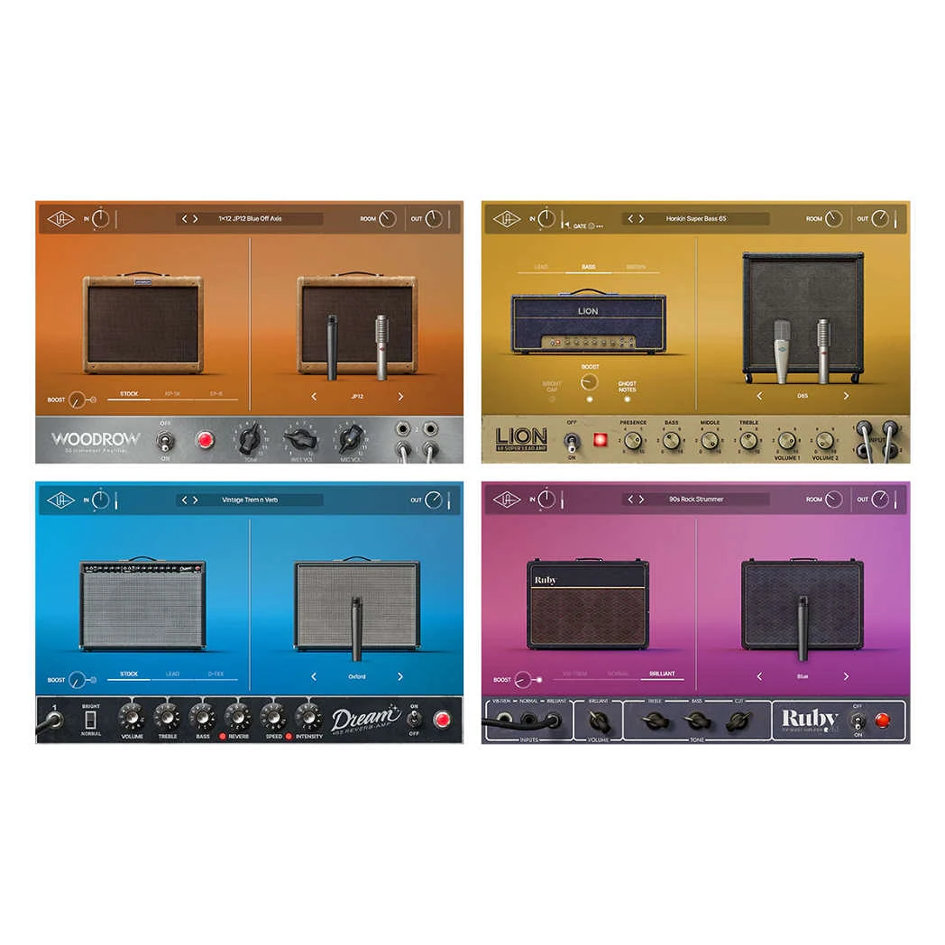 Universal Audio UAD Guitar Amp Bundle