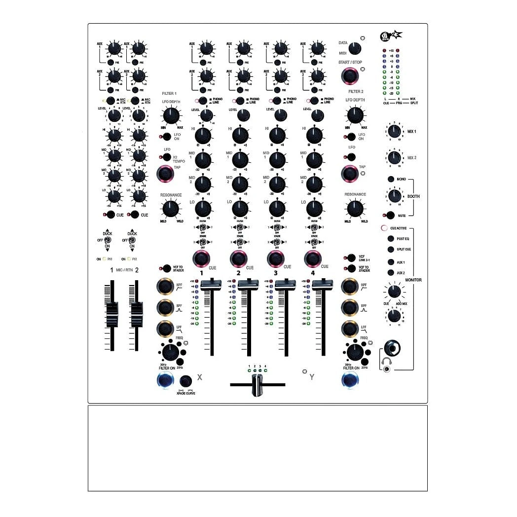 DJ Skins Allen & Heath XONE 92 White Skin