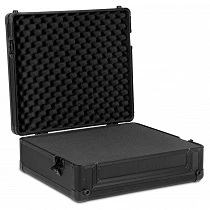 UDG Pick Foam Flight case Multi Format L Black U93012BL open left angle