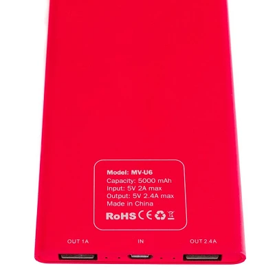 MyVolts MV-U6R Power Bank B-stock Rear