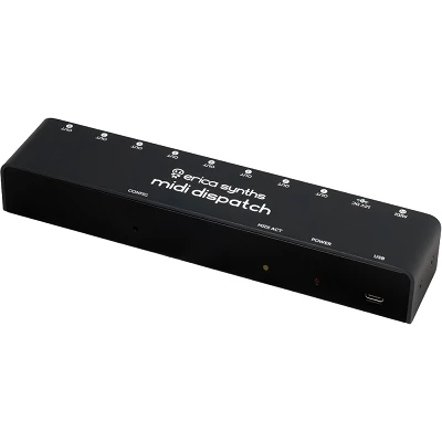 Erica Synths MIDI Dispatch front angle