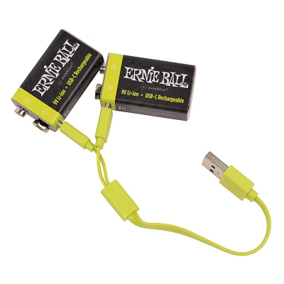 Ernie Ball Batería 9V USB-C Recargable