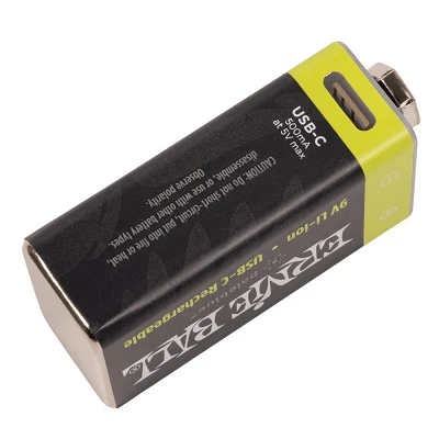 Ernie Ball Batería 9V USB-C Recargable