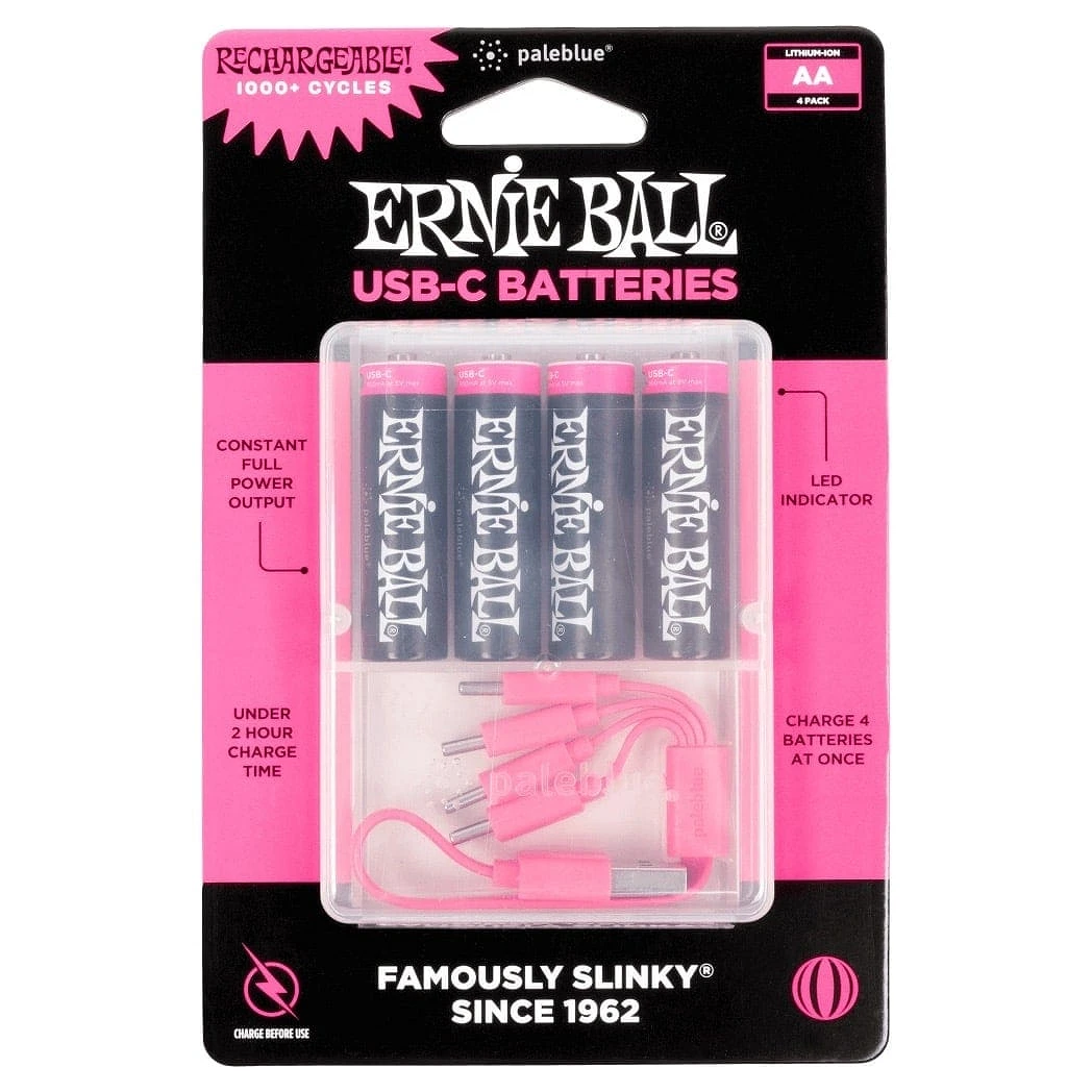 Ernie Ball Batería AA USB-C Recargable