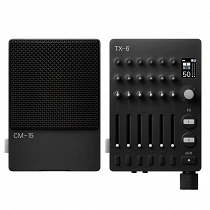 Teenage Engineering TX-6 Field Mixer Black + CM-15 Field Microphone Black Bundle
