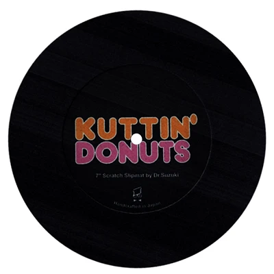 Dr. Suzuki 7" Kuttin Donuts Slipmat Black