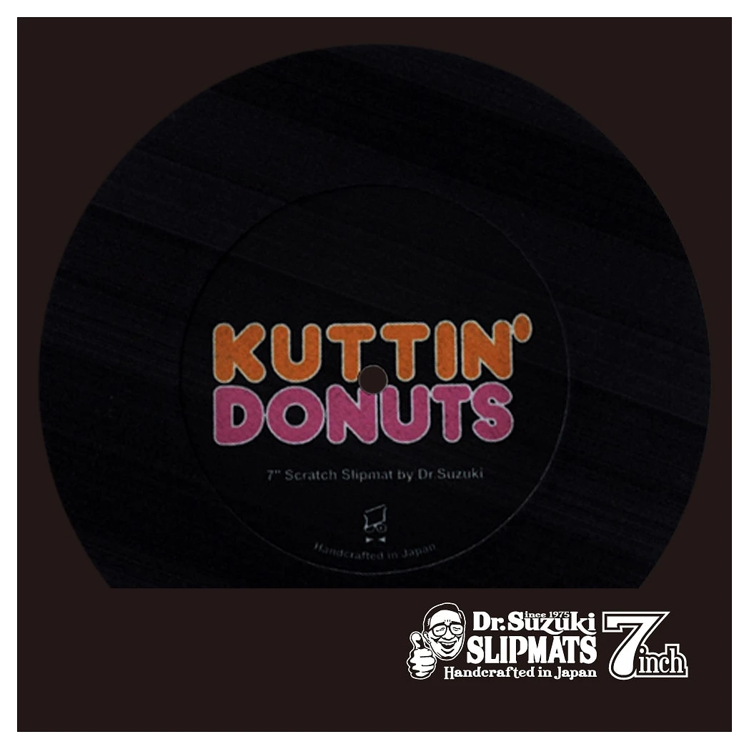 Dr. Suzuki 7" Kuttin Donuts Slipmat Black
