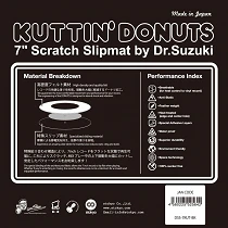 Dr. Suzuki 7" Kuttin Donuts Slipmat Black