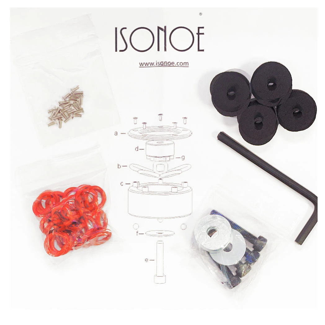 Isonoe Isolation Feet Repair Kit (15Kg version)