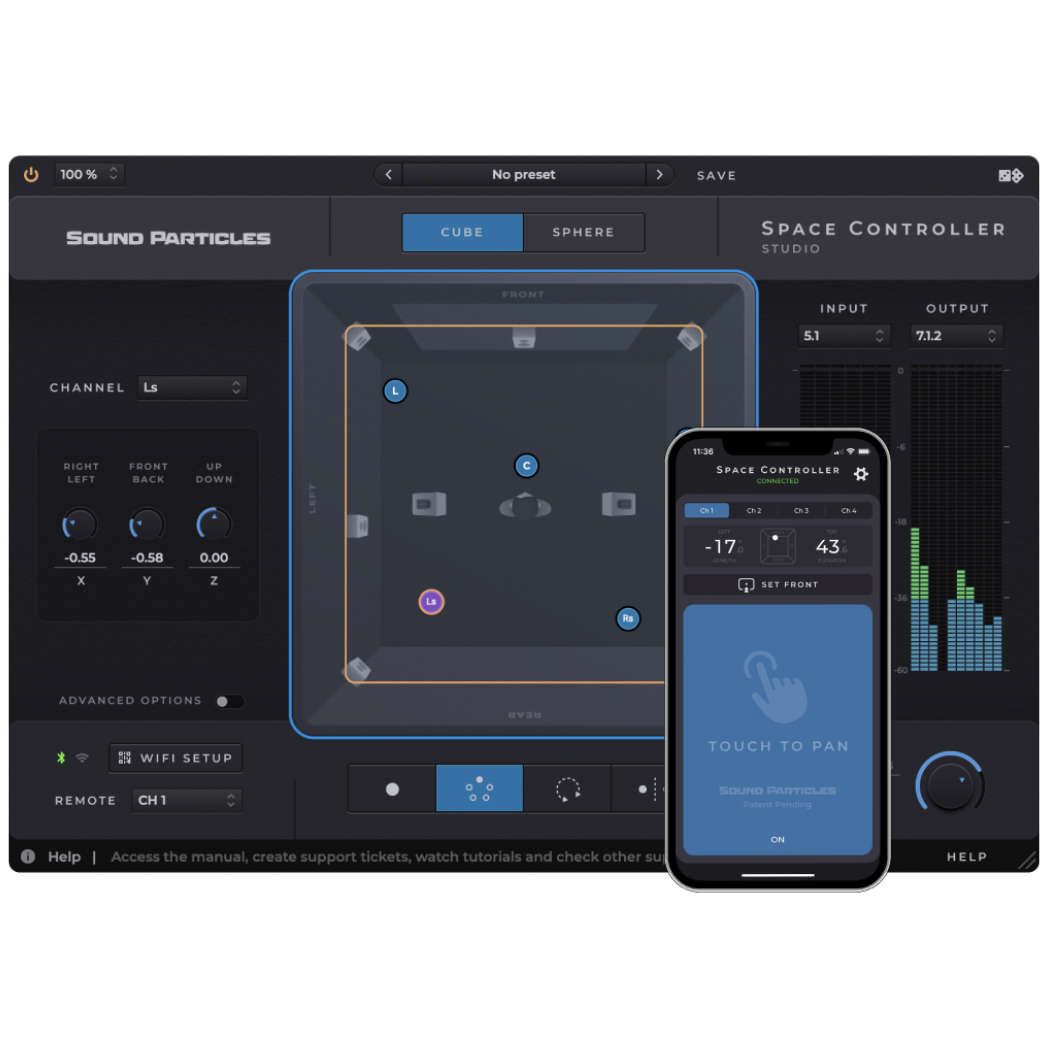 Sound Particles Space Controller Standard