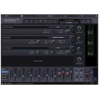 Sound Particles SkyDust 3D Immersive Synth Plug-In Effects