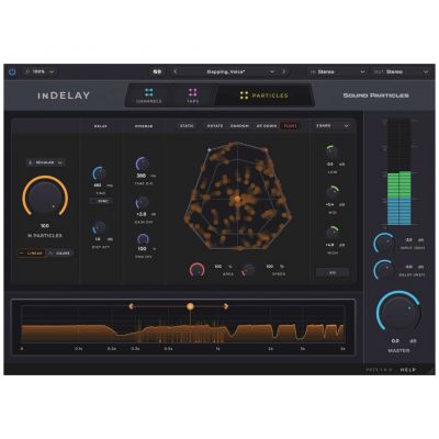 Sound Particles inDelay Particles Mode