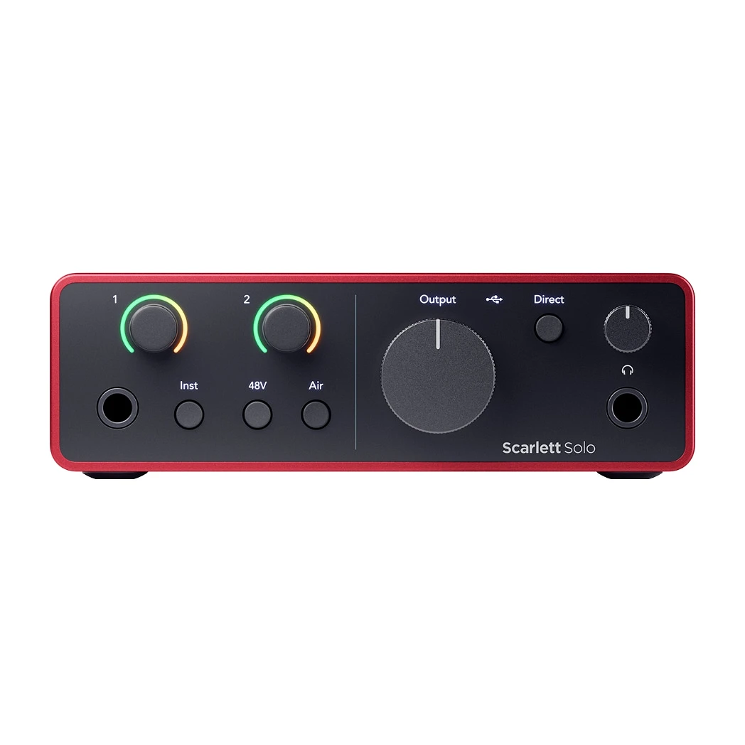 Focusrite Scarlett Solo 4th Gen Front