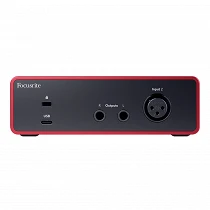 Focusrite Scarlett Solo 4th Gen Rear