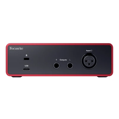 Focusrite Scarlett Solo 4th Gen Rear