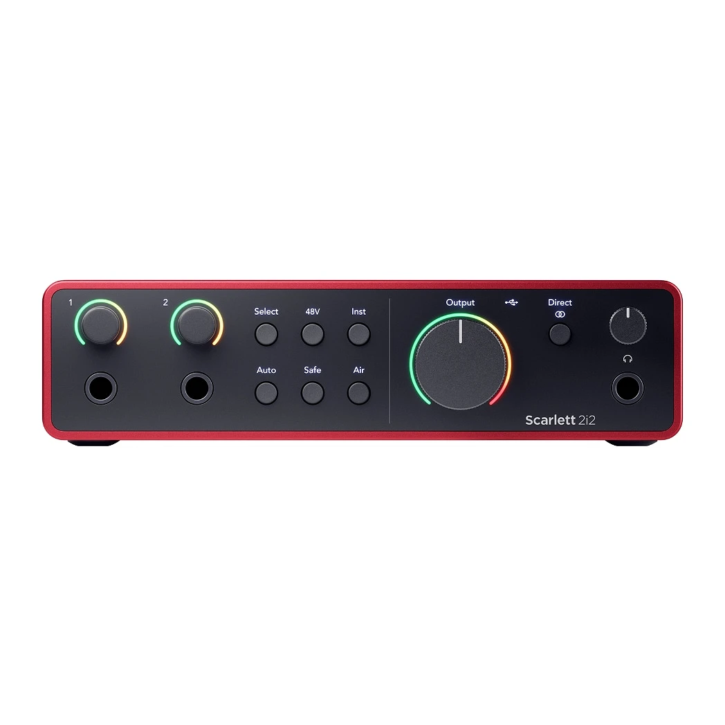 Focusrite Scarlett 2i2 4th Gen Front
