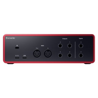 Focusrite Scarlett 4i4 4th Gen Rear