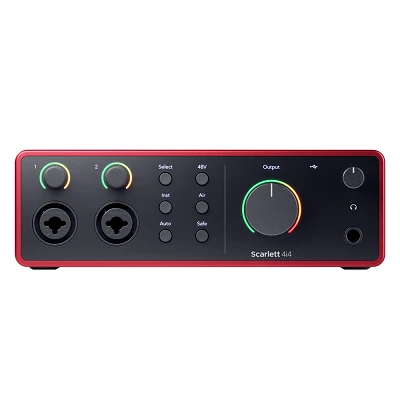 Focusrite Scarlett 4i4 4th Gen Front