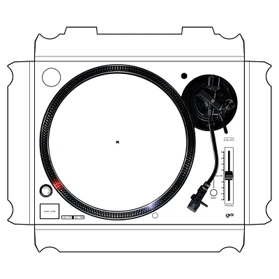 DJ Skins Technics 1200 / 1210 MK7 Skin White