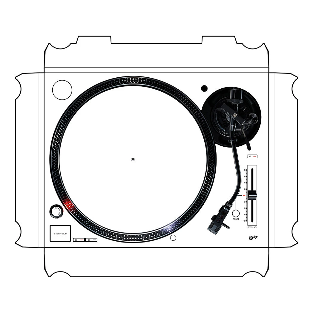 DJ Skins Technics 1200 / 1210 MK7 Skin White