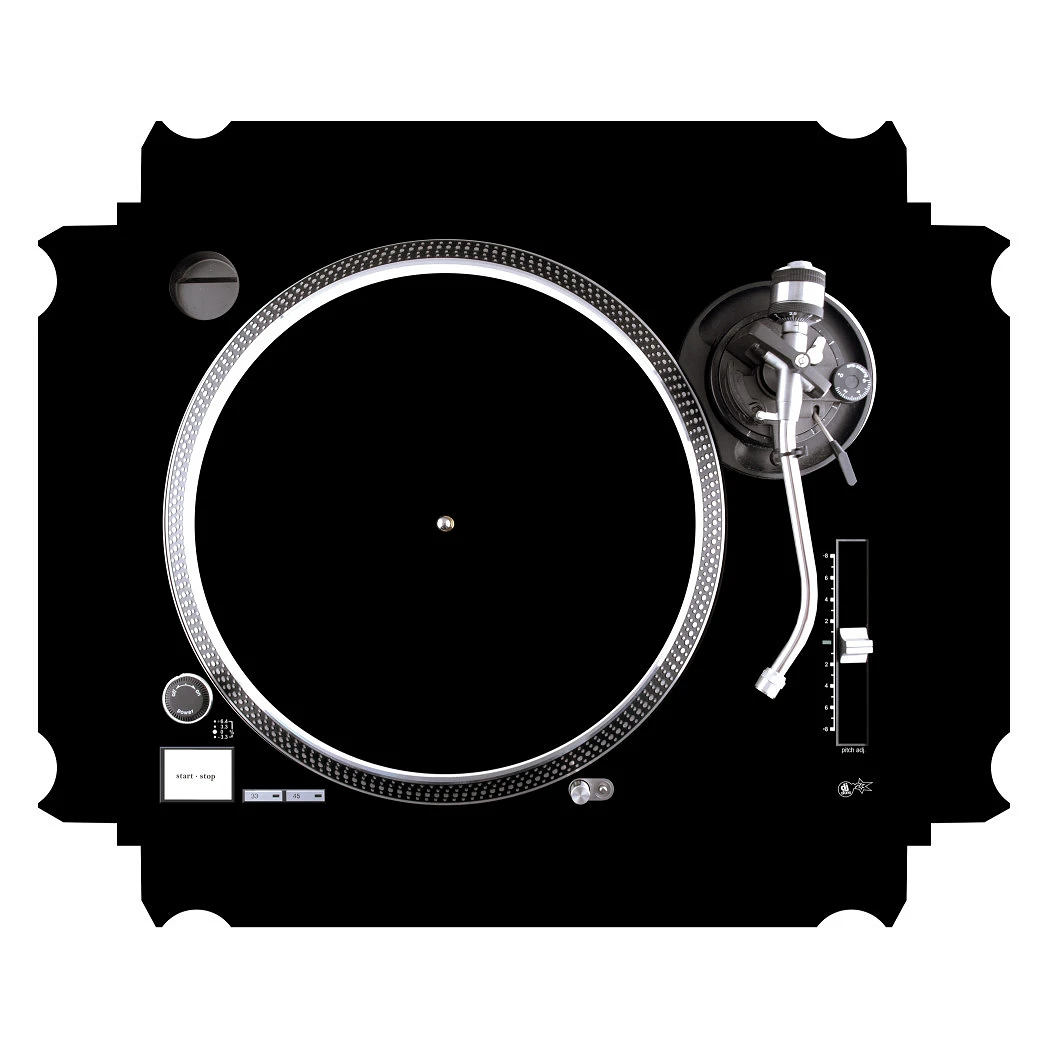 DJ Skins Technics 1200 / 1210 MK2 Black Skin
