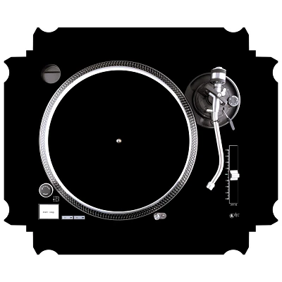DJ Skins Technics 1200 / 1210 MK2 Black Skin