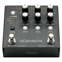 Endorphin.es Golden Master Pedal Black top angle