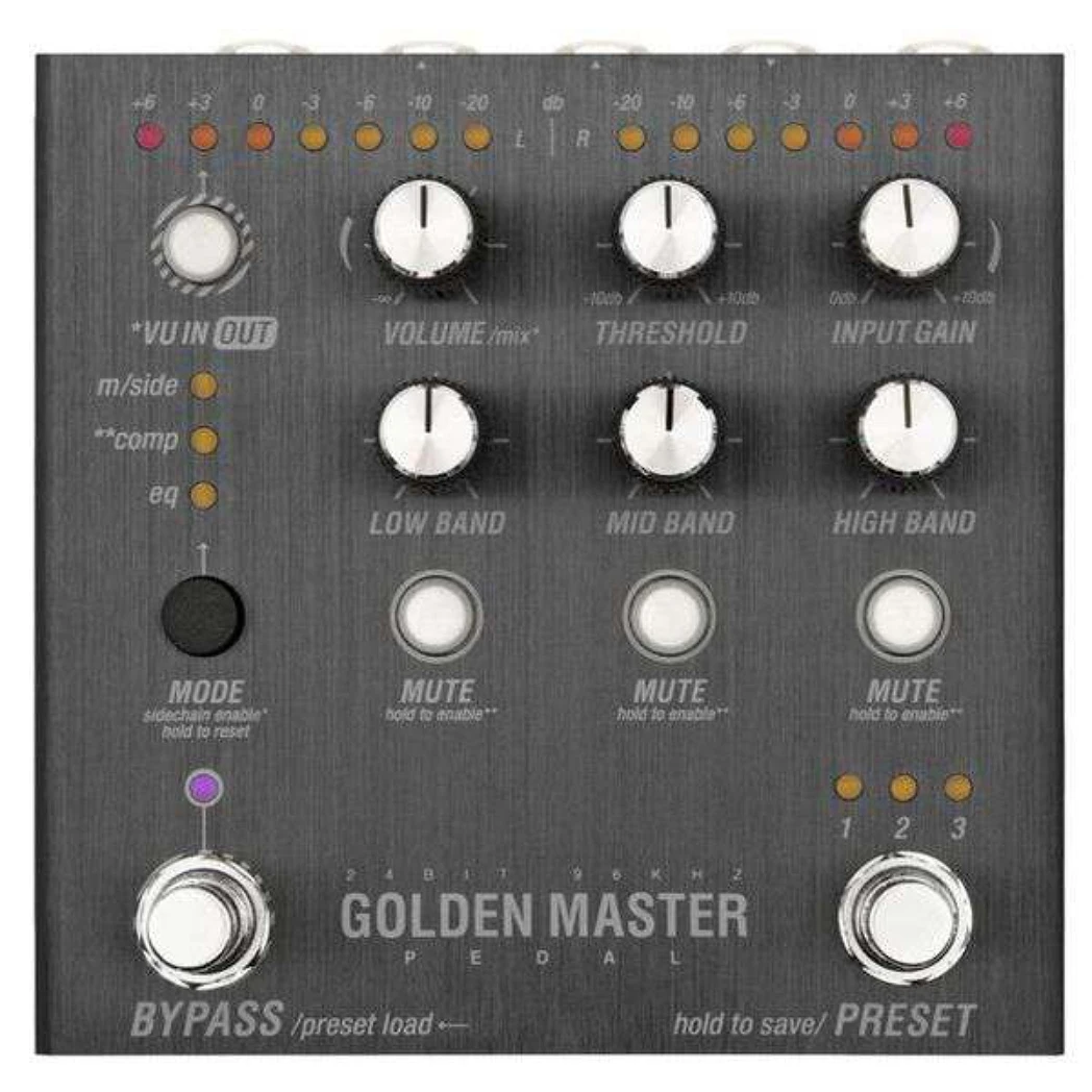 Endorphin.es Golden Master Pedal Black
