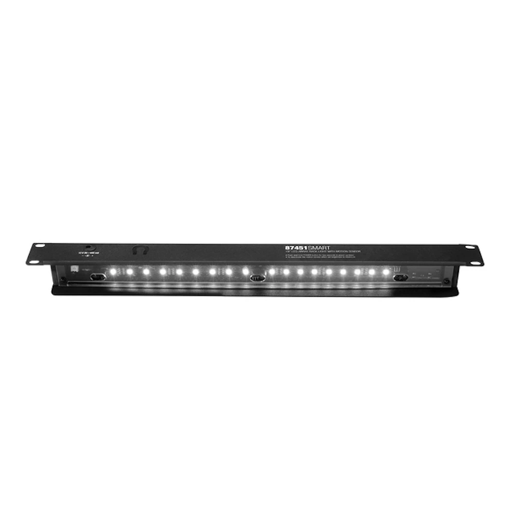 Adam Hall Array Rack Light 1U motion sensor White