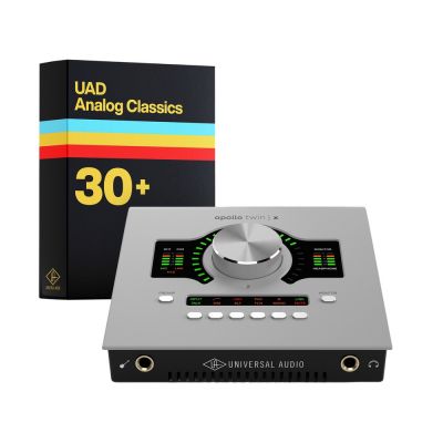 Universal Audio Apollo Twin X DUO with UAD Analog Classics + Cable + Hard Case