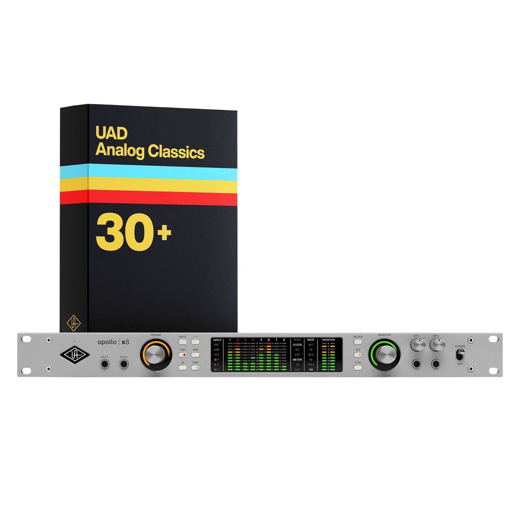 Universal Audio Apollo x8 with UAD Analog Classics + Cable Thunderbolt