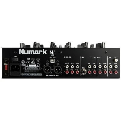 Numark M6 USB Black Rear