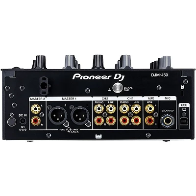 Pioneer DJ DJM 450 Rear