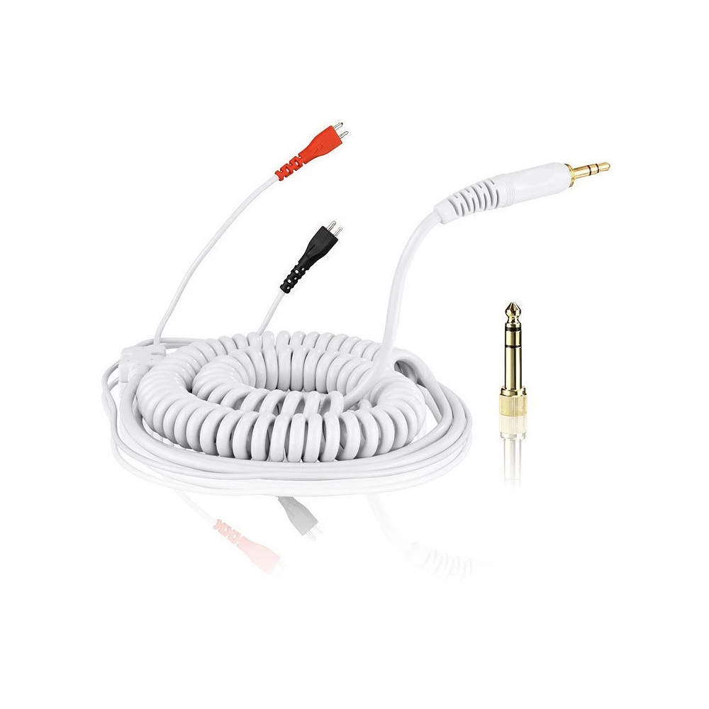 Zomo Cable Espiral DeLuxe para Sennheiser HD25 3,5m blanco