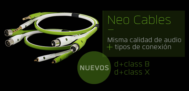 Nuevos cables Neo d+ class B XLR y d+ class X