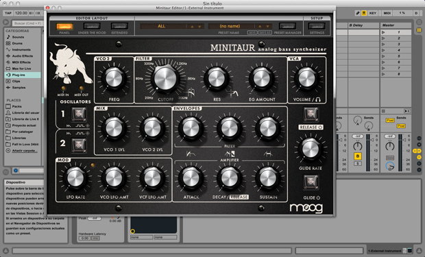 Minitaur Editor 3.0 de Moog Music