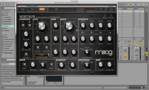 Minitaur Editor 3.0 de Moog Music